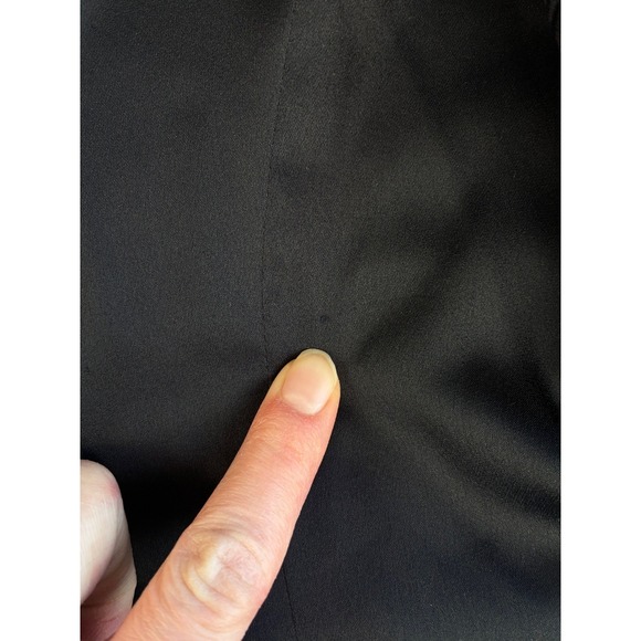 Theory Lindrayia Admiral Crepe Blazer Women 8 Deep Navy 3/4 Open Front Office - Picture 12 of 15